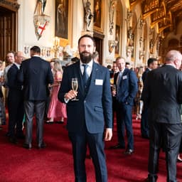 Rich Hudson Reagent's CEO At The King's Award Reception