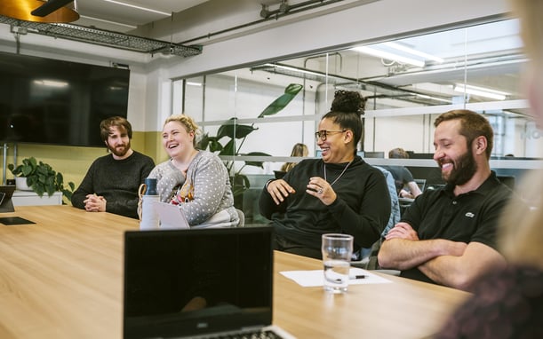 Team In A Meeting At Capital On Tap Office