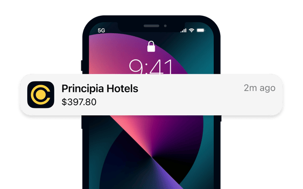 Capital On Tap Business Credit Card Transaction Notification