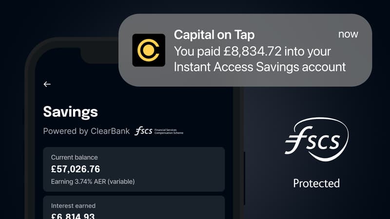 Savings Deposit FSCS Protected