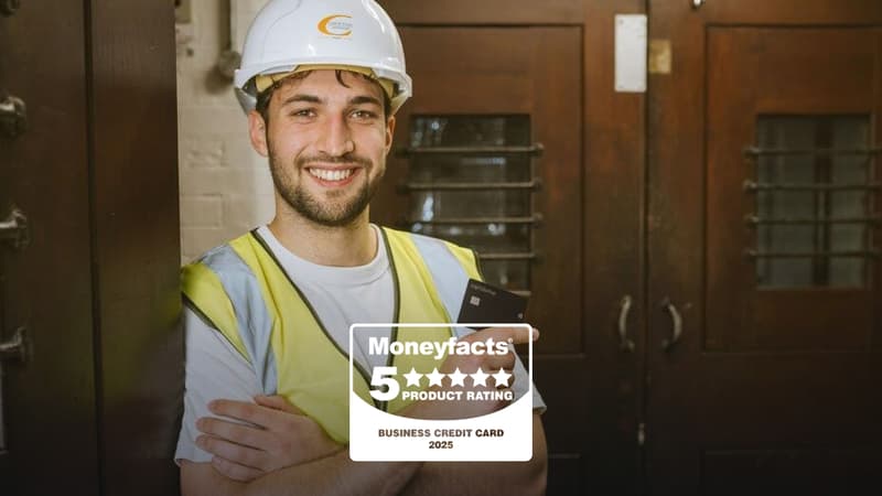 Builder Holding Holding Capital On Tap Business Credit Card With 5 Star Moneyfacts Logo 2025