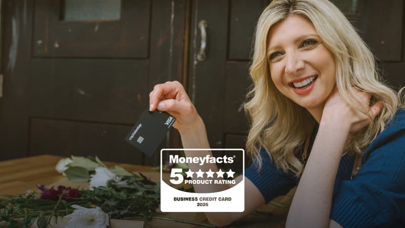 Florist Holding Business Credit Card with Moneyfacts 5-Star Product Rating