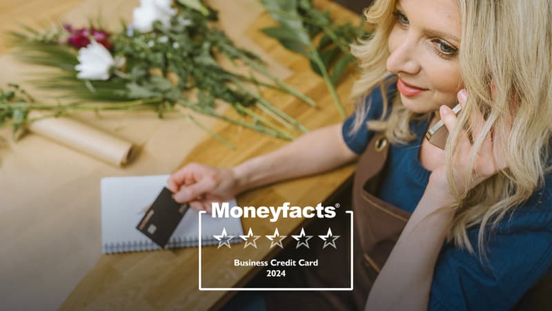 Florist On The Phone With Capital On Tap Business Credit Card
