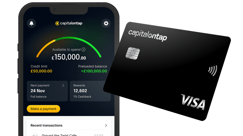 Preloading Dashboard On Mobile And Capital On Tap Business Credit Card (1)