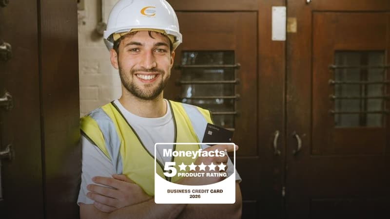 Builder Holding Capital On Tap Business Credit Card with Moneyfacts 5-Star Product Rating
