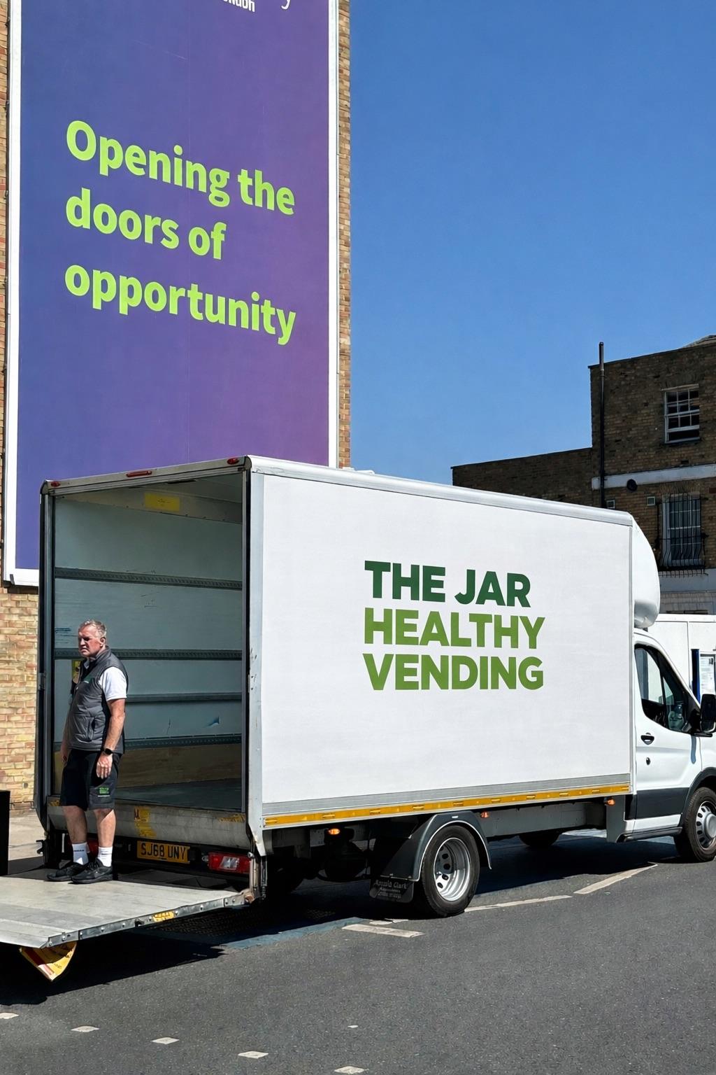 The Jar Healthy Vending Delivery Van