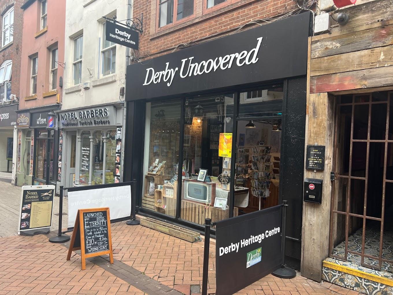 Derby Uncovered Shop Front