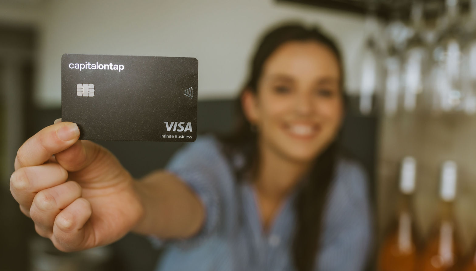 Employee With Capital On Tap Business Credit Card
