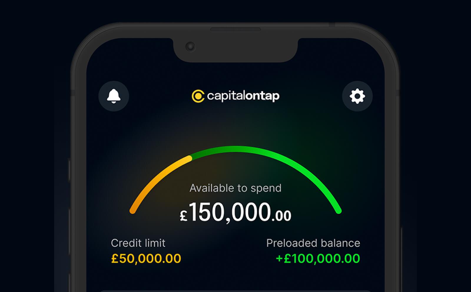 Capital On Tap's Preloading Feature Dashboard (1)