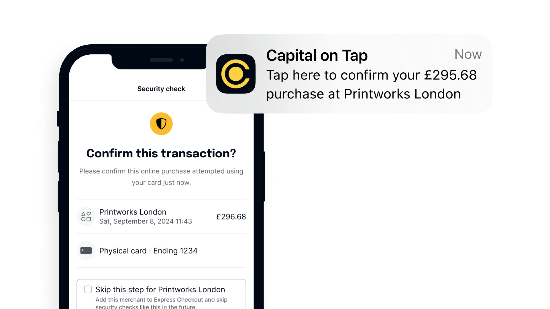 A Smartphone Showing The In App 3Ds Screen On The Capital On Tap Mobile App