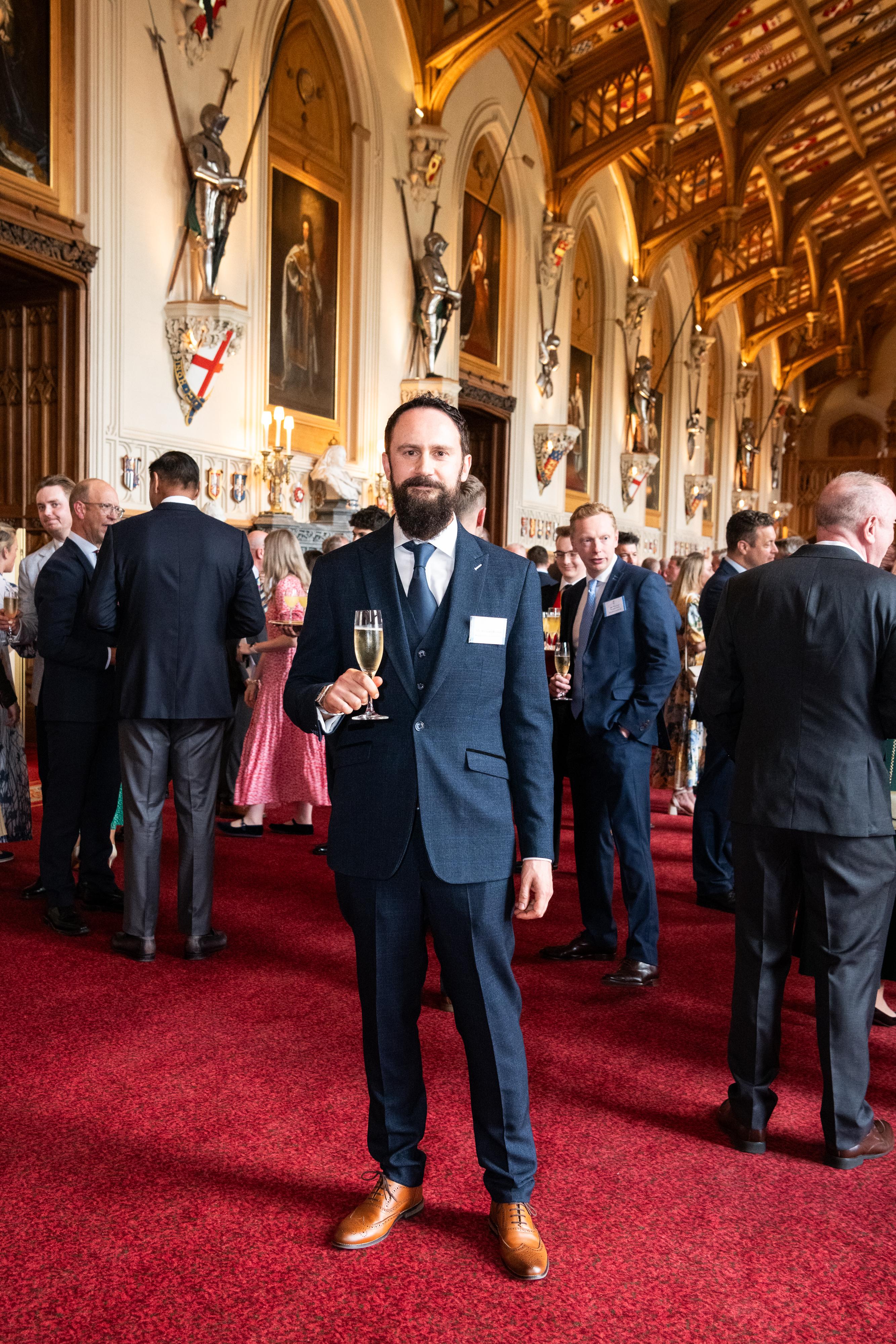 Rich Hudson Reagent's CEO At The King's Award Reception