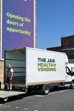 The Jar Healthy Vending Delivery Van