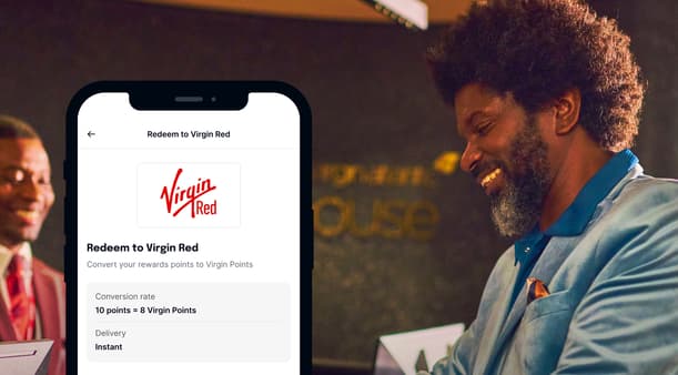 A Phone Screen Showing The Virgin Red Redemption Page On The Capital On Tap Mobile App
