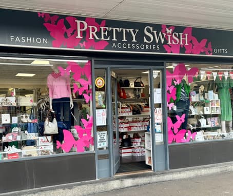 The Pretty Swish Shop Front