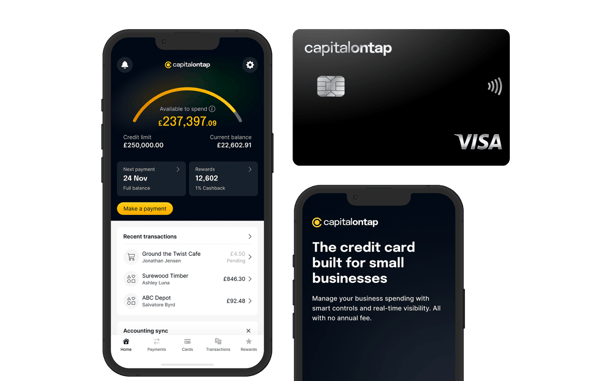 Capital On Tap Business Credit Card, App And Mobile UK