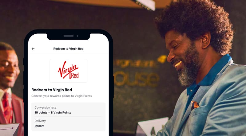 A Phone Screen Showing The Virgin Red Redemption Page On The Capital On Tap Mobile App