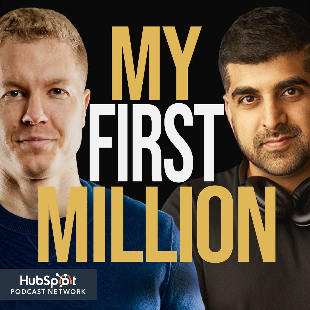A screenshot of the My First Million podcast cover